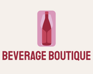 Wine Glass Bottle Party  logo