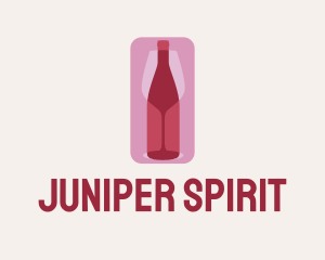 Wine Glass Bottle Party  logo