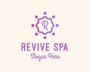 Flower Wellness Spa logo design