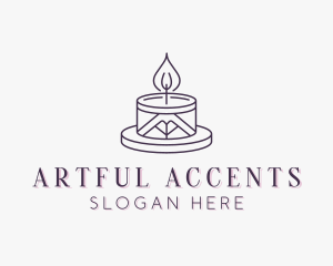 Decorative Candle Decor logo design