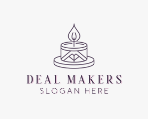 Decorative Candle Decor logo design