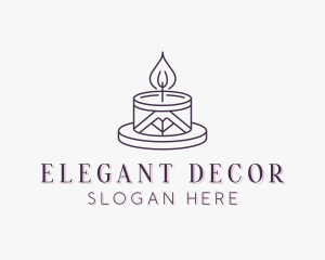 Decorative Candle Decor logo design