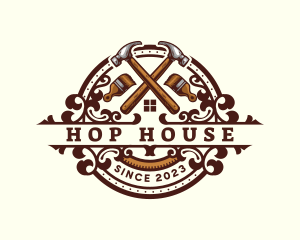 Hammer House Renovation logo design