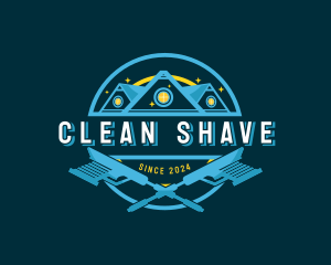 Power Wash Sparkle Clean logo design