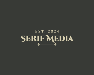 Classy Serif Business logo