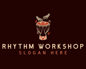 Percussion Tribal Drum logo