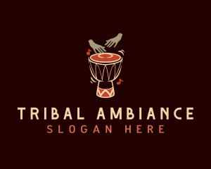 Percussion Tribal Drum logo