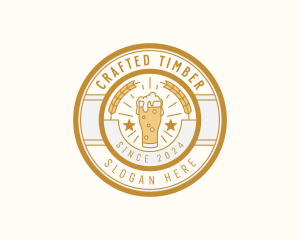 Liquor Beer Pub logo design