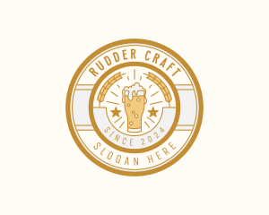 Liquor Beer Pub logo design