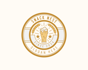 Liquor Beer Pub logo design