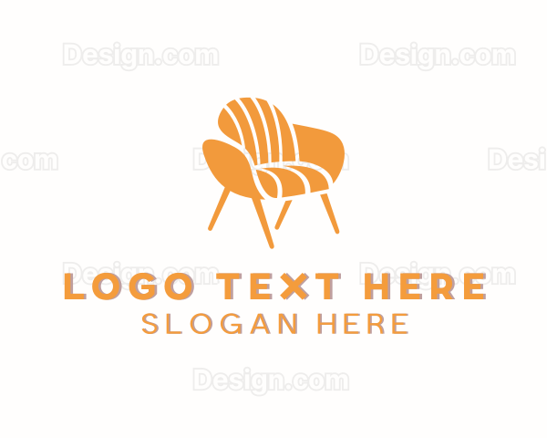 Chair Interior Furniture Logo