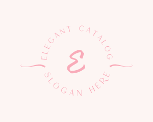 Feminine Elegant Brand logo design