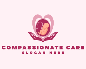 Pediatrician Care Pregnancy logo design