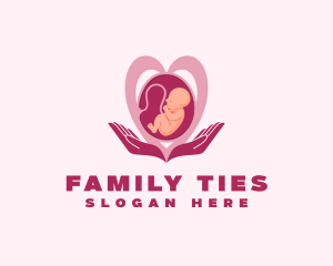 Pediatrician Care Pregnancy logo design