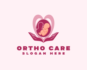 Pediatrician Care Pregnancy logo design