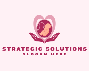 Pediatrician Care Pregnancy logo design