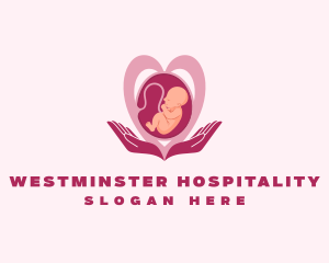 Pediatrician Care Pregnancy logo design