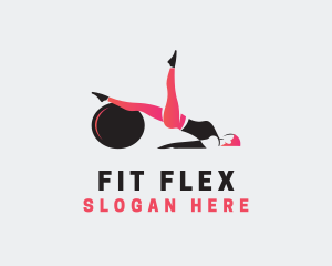 Exercise Fitness Woman logo
