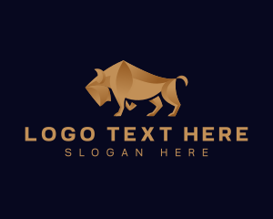 Bison Agency Animal logo