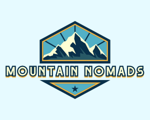 Mountain Adventure Alpine logo design