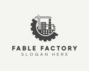 Industrial Factory Construction logo design