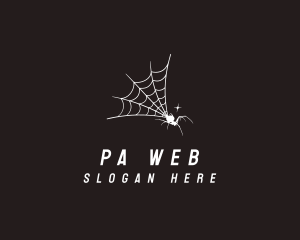 Arachnid Spider Web logo design