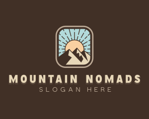 Mountain Sun Camping logo design