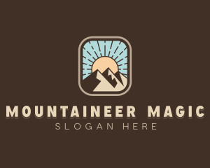 Mountain Sun Camping logo design