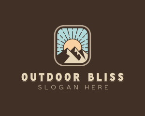 Mountain Sun Camping logo design