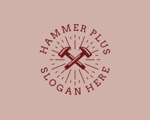 Hipster Hardware Hammer logo