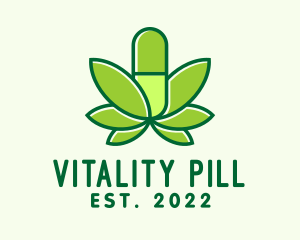 Medical Pill Cannabis  logo