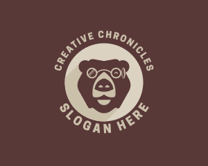 Bear Eyeglass Eyewear logo design