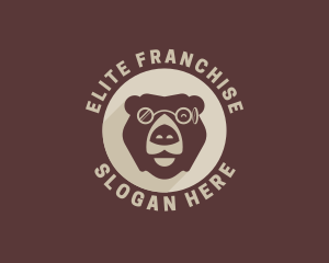 Bear Eyeglass Eyewear logo design