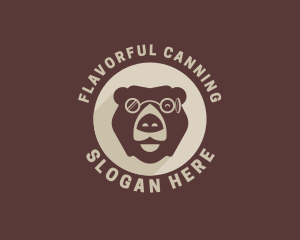 Bear Eyeglass Eyewear logo design