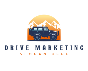 SUV Auto Driving logo