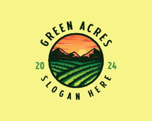 Farm Field Agriculture logo design