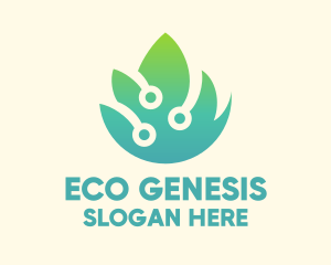 Eco Friendly Technology  logo design