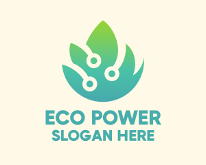 Eco Friendly Technology  logo design