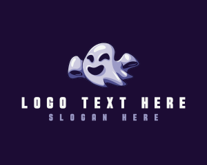 Floating Ghost Spirit Logo