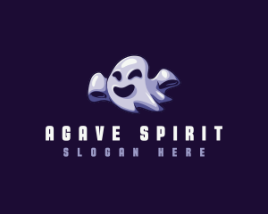 Floating Ghost Spirit logo design