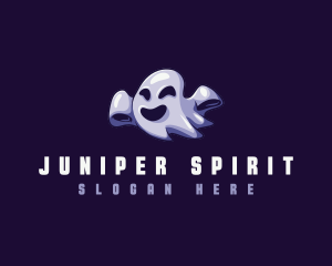 Floating Ghost Spirit logo design