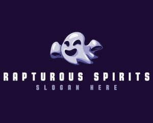 Floating Ghost Spirit logo design