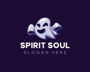 Floating Ghost Spirit logo