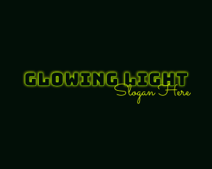 Neon Glow Business logo design