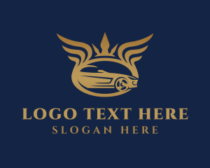 Golden Car Vehicle logo