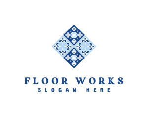 Spanish Tile Flooring logo design