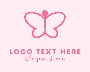 Pink Butterfly Needle logo