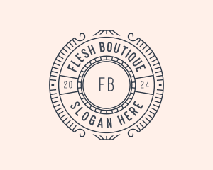 Upscale Boutique Brand logo design