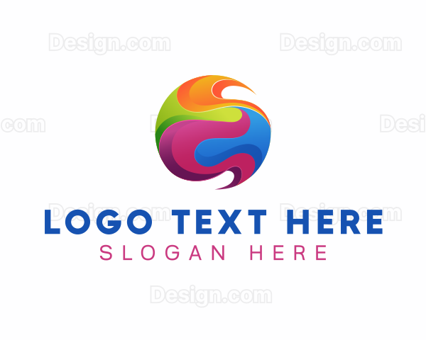 Creative Painting Sphere Logo