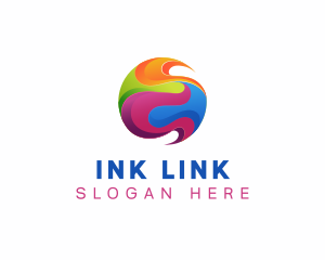 Creative Painting Sphere logo design